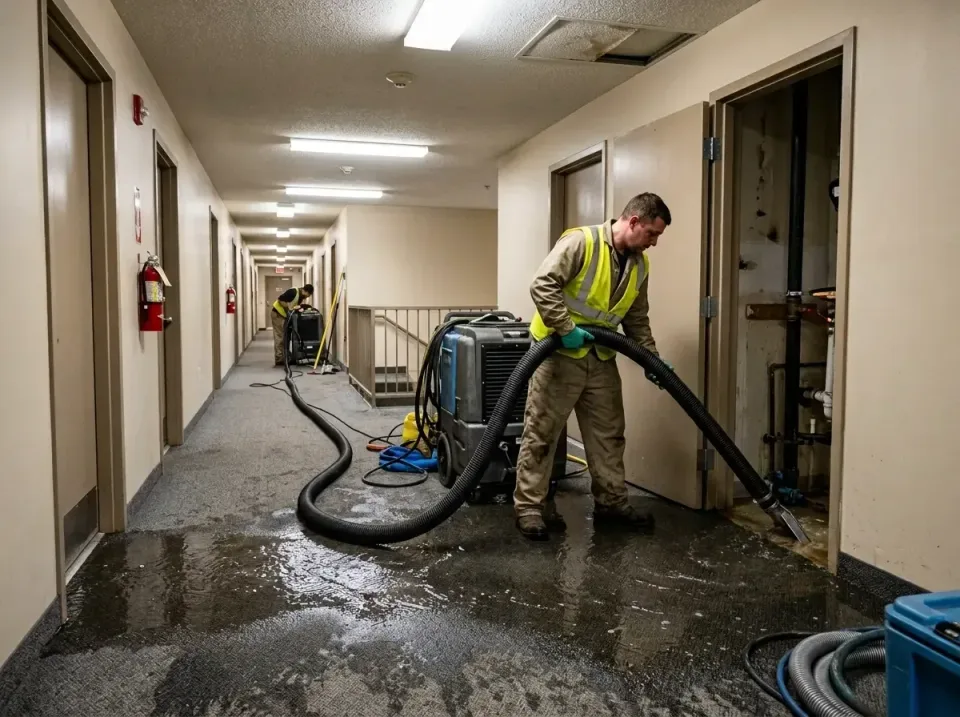multi-unit-apartment-hallway-f-005 — frequently asked questions, Emergency Burst Pipe Water Extraction & Removal in New Pale…